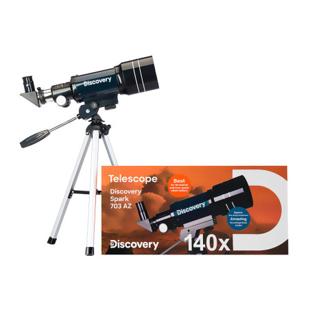 Telescopio levenhuk discovery spark 703 az con libro