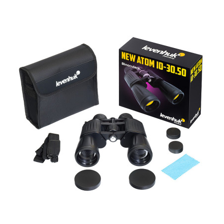 Binocolo levenhuk new atom 10–30x50