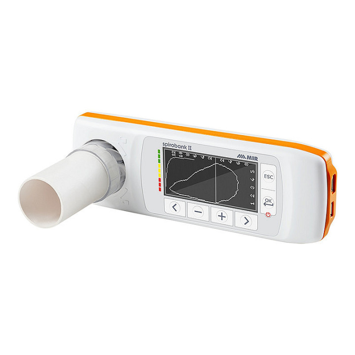Espirômetro de bolso MIR Spirobank 2 SMART com software MIR Spiro