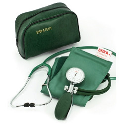 Erka test sphygmomanometer with stethoscope and velcro cuff - diam. 56 mm