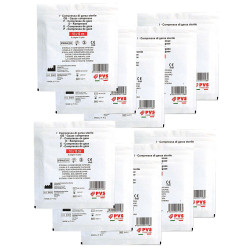 Sterila skurna gasbindkompresser 4 lager, 10x10 - 10 st.
