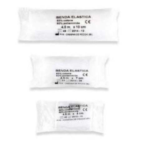 Elastische binde idealtyp 10 cm x 4,5 m mit 1 verbandhalter