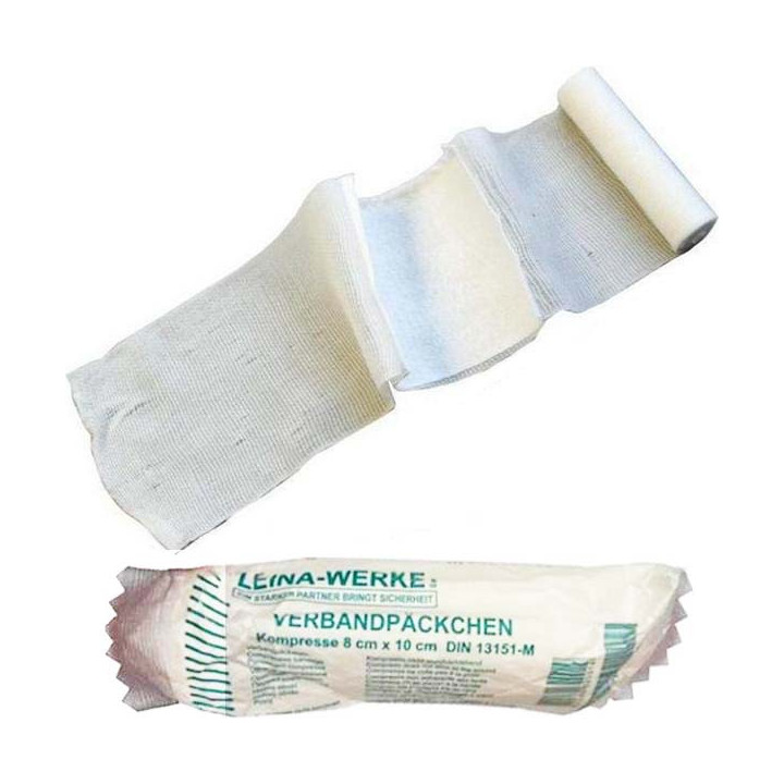 Sterile pad 80x100 M - DIN 13151