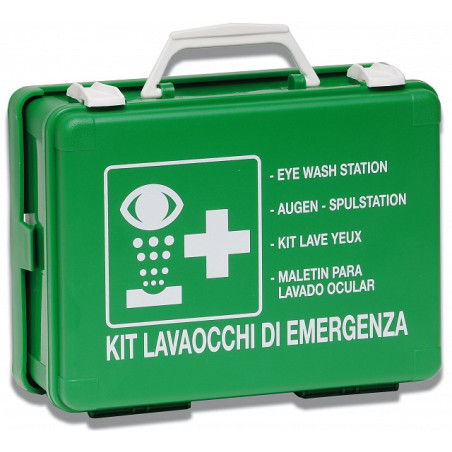 Cassetta di pronto soccorso a valigetta - kit lavaocchi