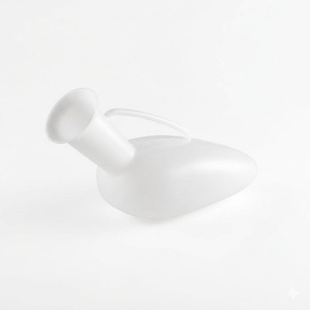 Urinale per uomo in polietilene 1000 ml con sacchetto coprente - conf. 60 pz.