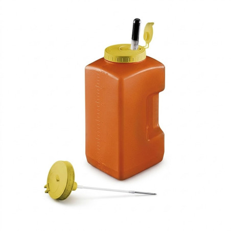 Nádoba na moč 3000 ml easy tainer max plus na 24 hodín s uzáverom vacutainer - balenie 30 ks.