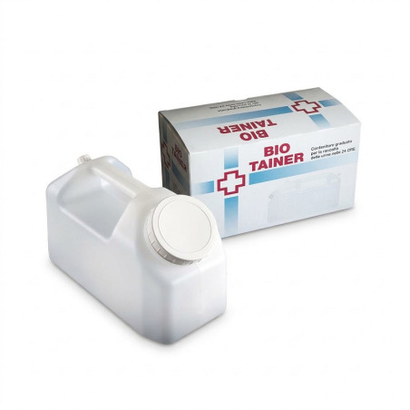 Tanica per la raccolta urina nelle 24 h 2500 ml in astuccio bio-tainer