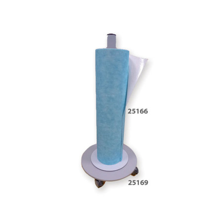 Carrello per rulli assorbenti