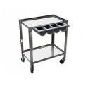 Carrello tutto inox