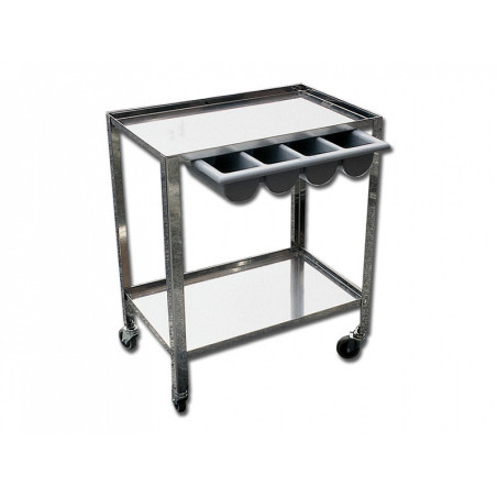 Carrello tutto inox