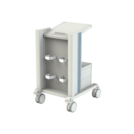 Carrello per elettrobisturi medio