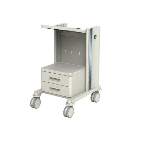 Carrello elettrificato per elettrobisturi medio