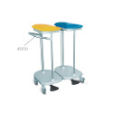 Carrello portasacco a pedale per 2 sacchi