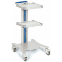 Carrello medicale multifunzione con 2 ripiani super easy basic