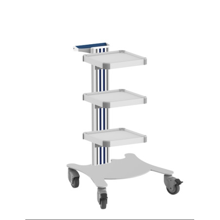 Carrello medicale con 3 ripiani super easy basic