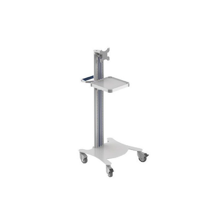 Carrello medicale con 1 ripiano e supporto monitor Super Easy Basic