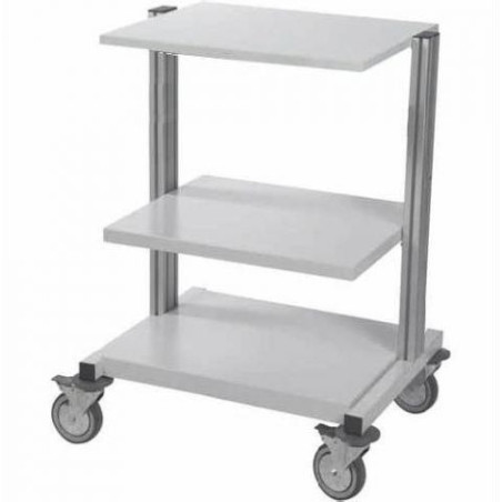 Carrello universale con 3 piani fissi