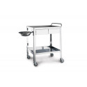Carrello per medicazione con 2 cassetti 70x50x85 h cm