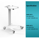 Carrello medicale multifunzione con 1 ripiano super easy basic