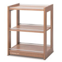 Carrello in legno con 3 ripiani