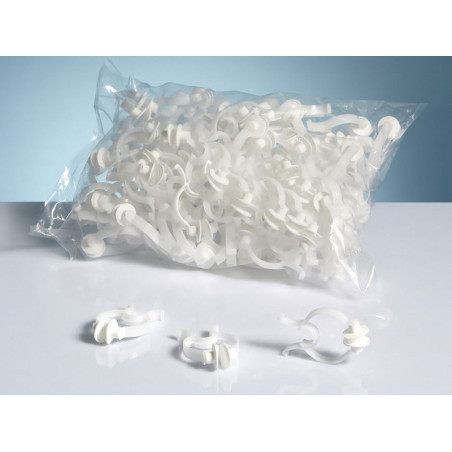 Pince-nez - caoutchouc - pack 100 pièces.