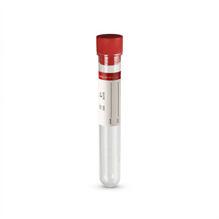 Provetta 16x100 mm 10 ml in polipropilene cilindrica sterile con tappo ed etichetta - 800 pz.