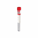 Provetta sterile 5 ml 12x86 mm in polipropilene con tappo rosso ed etichetta - 1500 pz.