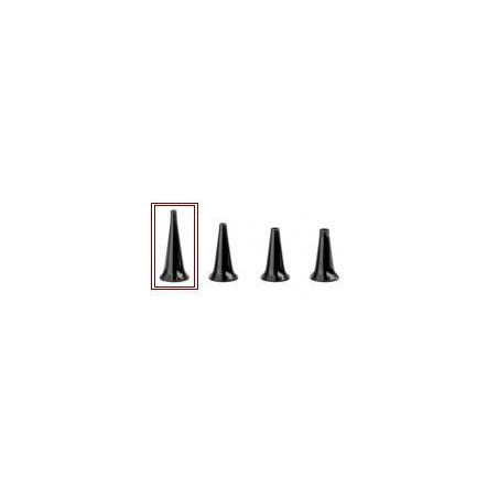 Wiederverwendbares spekulum (schwarz) für otoskope beta200, k 180, mini3000, mini3000 f.o. - Ø 2,4mm