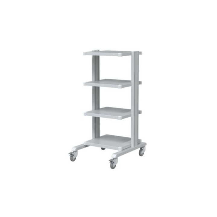 Carrello per supporto apparecchiature mediche Basic con 4 ripiani 43x45 cm
