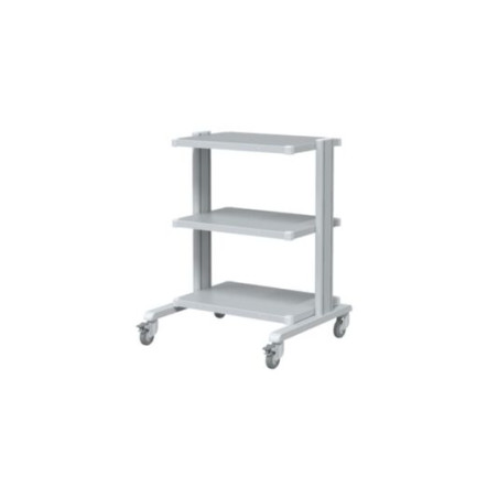 Wózek do transportu podstawowego sprzętu medycznego z 3 półkami 43x60 cm