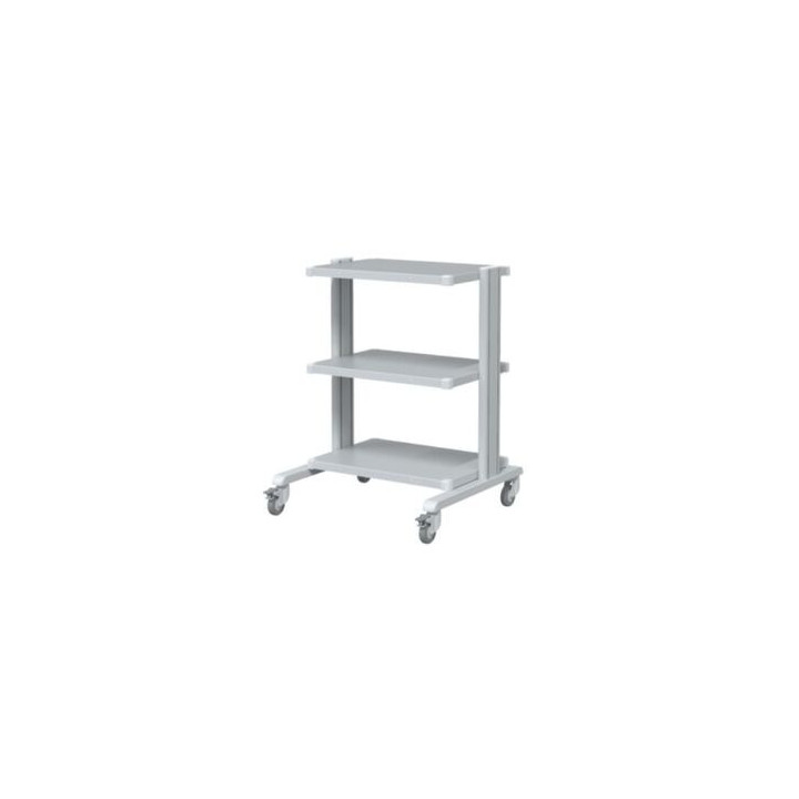 Carrello per supporto apparecchiature mediche Basic con 3 ripiani 43x60 cm