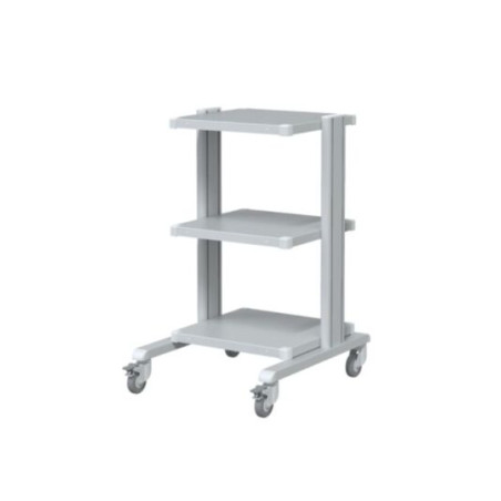 Wózek do transportu podstawowego sprzętu medycznego z 3 półkami 43x45 cm