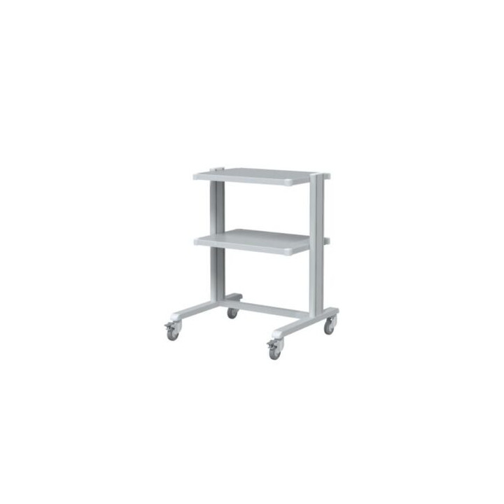 Carrello per supporto apparecchiature mediche Basic con 2 ripiani 43x60 cm