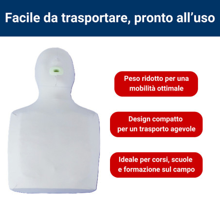 Manchino bls little grey advanced con cpr feedback su app