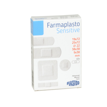 Plasturi sensibili 5 mărimi - 80 pachete a câte 40 buc. - pachet de 3200 buc.