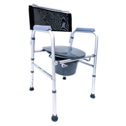 Commode chair Mediland — without wheels — with armrests