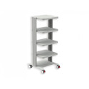 Easy Trolley – 4 40x36 cm Regale + Basis