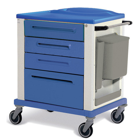 Trolley Basic - klein - blauw