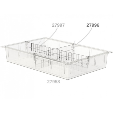 400x100 mm Trenner für ISO-Schubladen