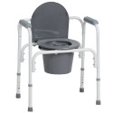 Silla cómoda en acero pintado