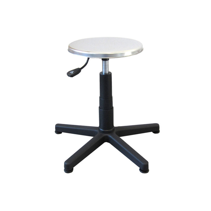 Tabouret - siège en acier inoxydable avec pieds