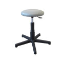Stool - Upholstered seat with feet - grey