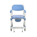 Sedia a rotelle comoda blu