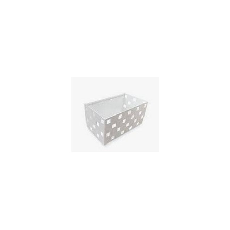 Sheet metal basket for MORETTI trolleys
