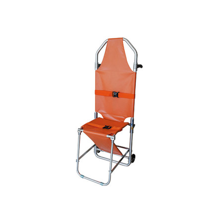 2 chaise pliante à brancard en 1 GIMA - orange