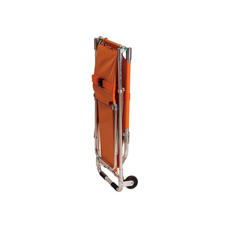 2 chaise pliante à brancard en 1 GIMA - orange