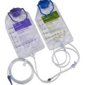 Drain with integrated double bag of 1.6l for nutrient solution and 1l for washing - 30 pieces for Kangaroo