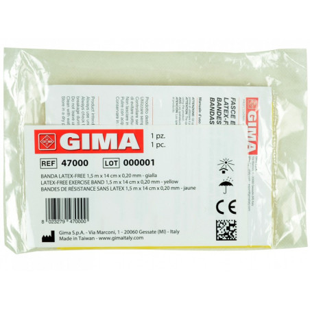 Banda latex-free 1,5 m x 14 cm x 0,20 mm - gialla