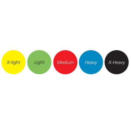 Tubo latex con maniglie 125 cm x 3,0 mm - resistente - blu