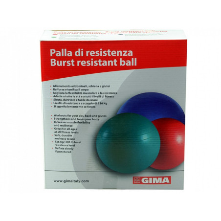 Palla resistente diametro 75 cm - blu